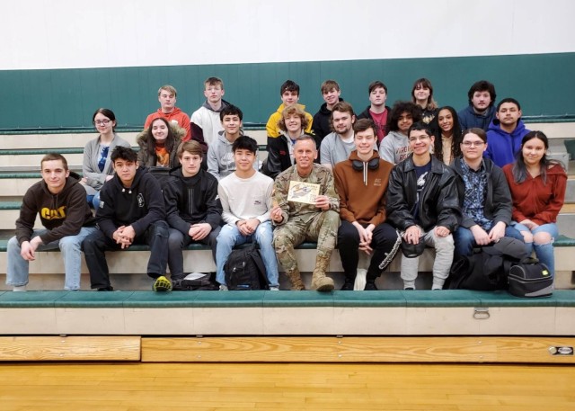Army SMDC CG visits high school students in remote Alaska