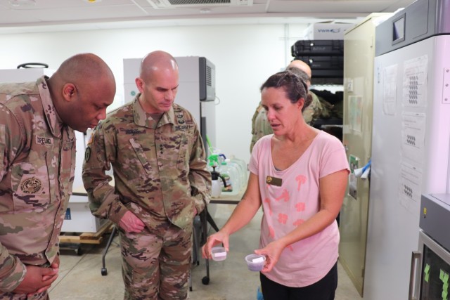 IMCOM command team meets with employees, tours facilities at USAG Hawaii