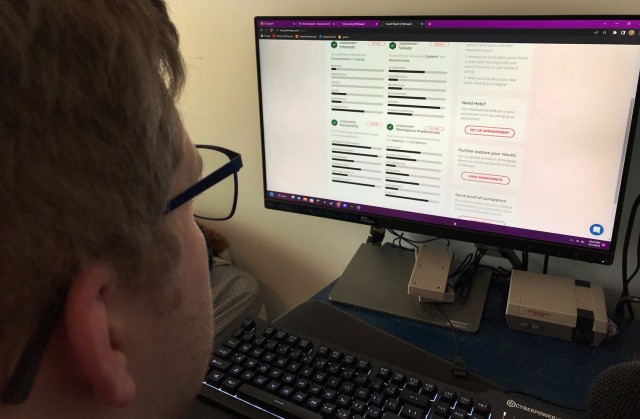 Questions about personality and career resources lead to discovery of websites that can help in educational choices