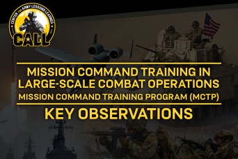 Mission Command Training in Large-Scale Combat Operations Key Observations