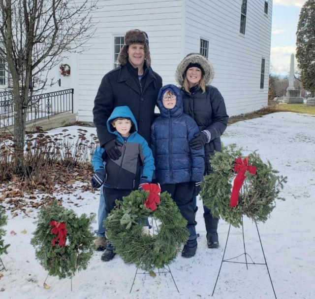 Depot Commander and Family honor the Fallen during annual Wreaths Across America ceremony