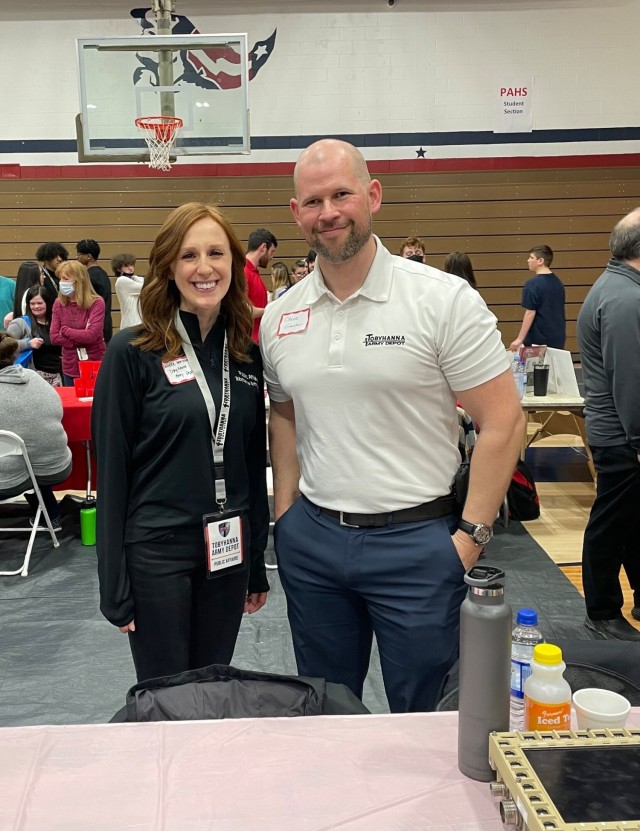 Team Tobyhanna support Career Expo for Pittston Area High School