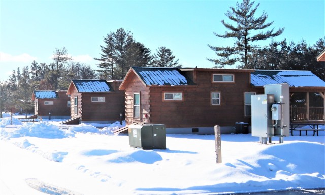 Cabins available year-round at Fort McCoy&#39;s Pine View Campground in Pine View Recreation Area