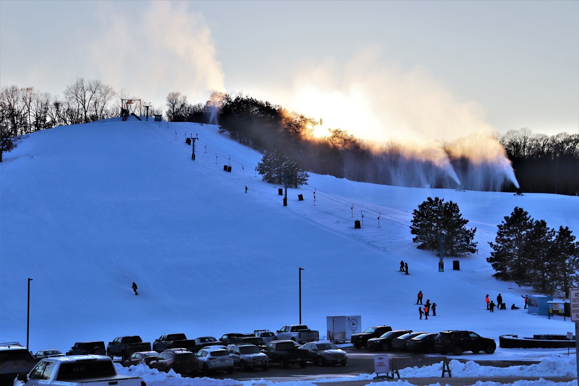 Photo Essay: Sunset at Fort McCoy's Whitetail Ridge Ski Area | Article ...