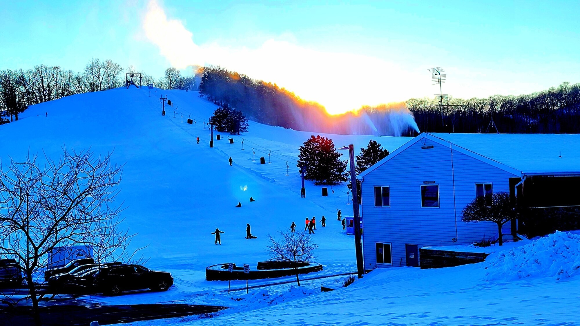 Photo Essay: Sunset at Fort McCoy's Whitetail Ridge Ski Area | Article ...