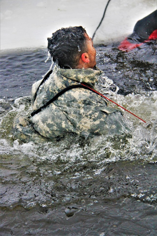 January 2023 cold-water immersion training up close at Fort McCoy