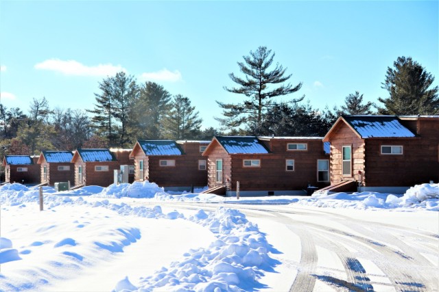 Cabins available year-round at Fort McCoy&#39;s Pine View Campground in Pine View Recreation Area