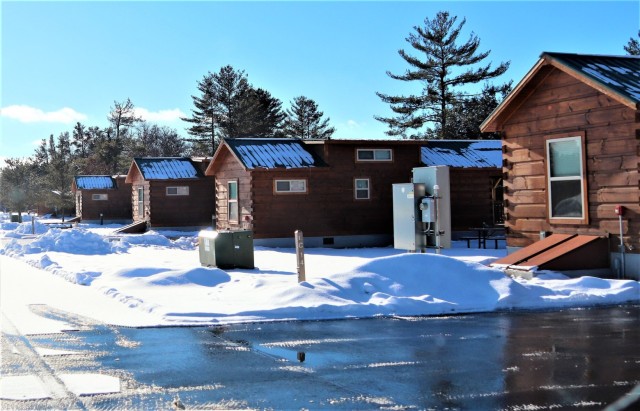 Cabins available year-round at Fort McCoy&#39;s Pine View Campground in Pine View Recreation Area