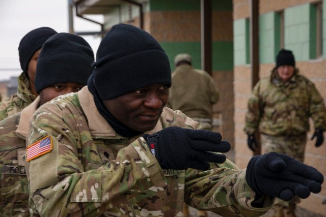 1st Infantry Division hold UMT force protection training