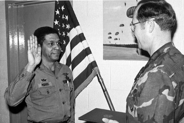 Army Sgt. 1st Class Melvin Morris enlisted in the Oklahoma Army National Guard in 1959 and became a Green Beret. He earned the Medal of Honor in 2014 for actions he took in Vietnam on Sept. 17, 1969.