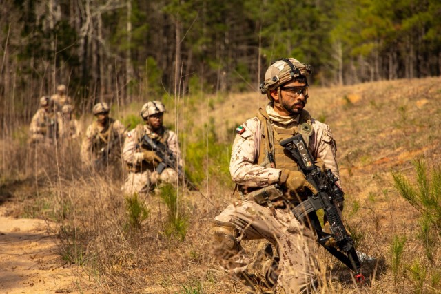 UAE and U.S. troops conduct live fire rehearsal at JRTC