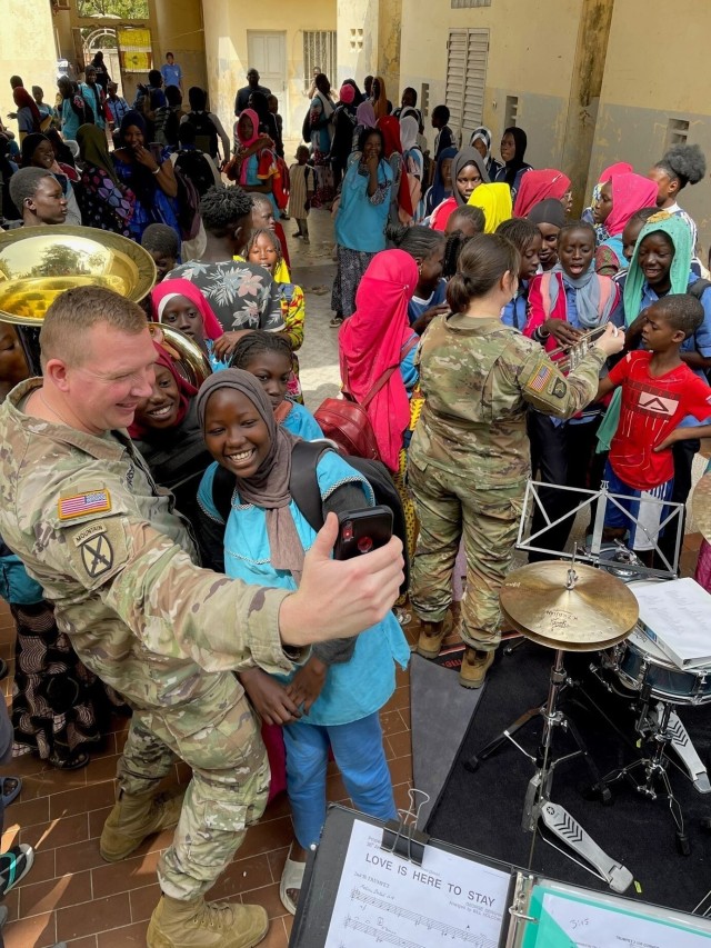 Europe-based US Army musicians drum up cultural exchanges in Senegal