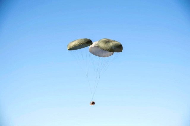 U.S. Army Yuma Proving Ground tests cutting edge parachute system