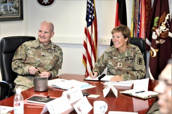Medical Readiness Command, Europe hosts 18th Medical Command commander