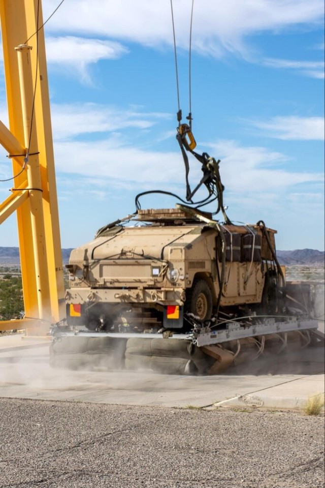 U.S. Army Yuma Proving Ground tests cutting edge parachute system