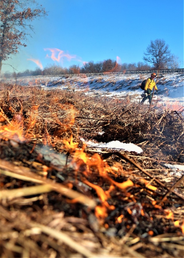 Fort McCoy holds 2023’s first prescribed burn at installation