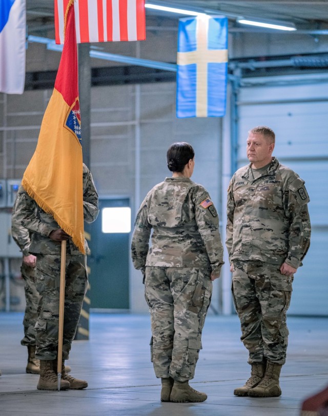 678th and 174th Air Defense Artillery Brigade Transfer of Authority Ceremony