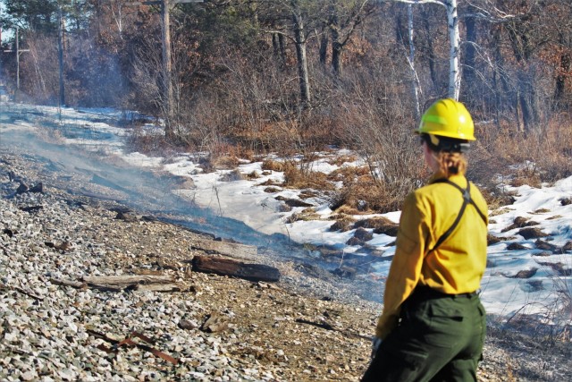 Fort McCoy holds 2023’s first prescribed burn at installation