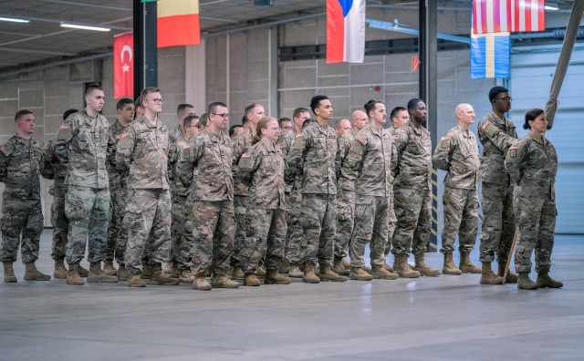 678th and 174th Air Defense Artillery Brigade Transfer of Authority Ceremony