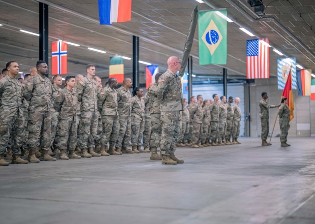 678th and 174th Air Defense Artillery Brigade Transfer of Authority Ceremony