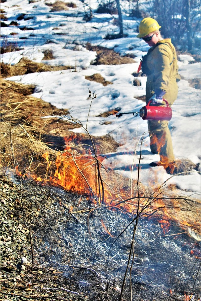 Fort McCoy holds 2023’s first prescribed burn at installation