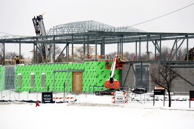 February 2023 construction operations of $11.96 million transient training brigade headquarters at Fort McCoy