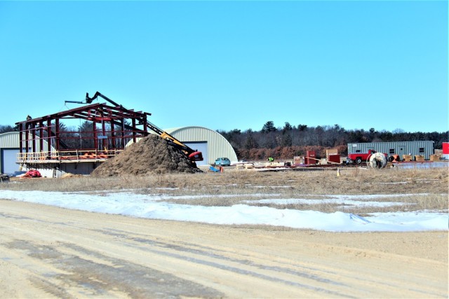 Construction underway for new C-17 load trainer facility at Fort McCoy&#39;s Young Air Assault Strip