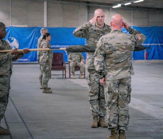 678th and 174th Air Defense Artillery Brigade Transfer of Authority Ceremony