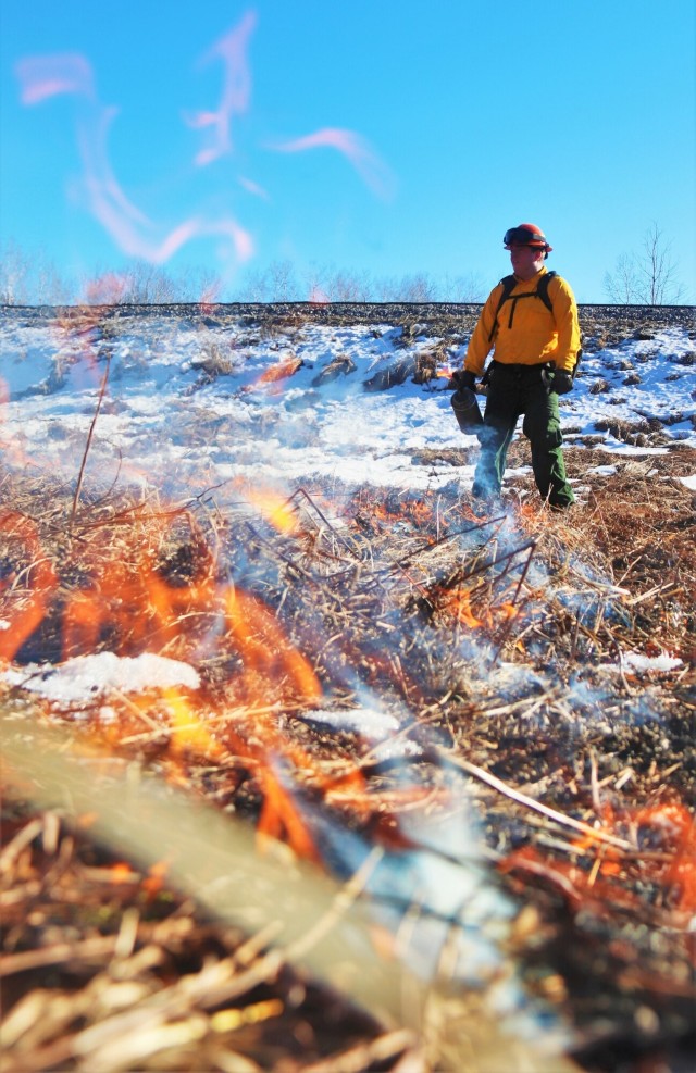 Fort McCoy holds 2023’s first prescribed burn at installation