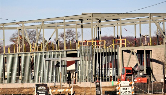February 2023 construction operations of $11.96 million transient training brigade headquarters at Fort McCoy