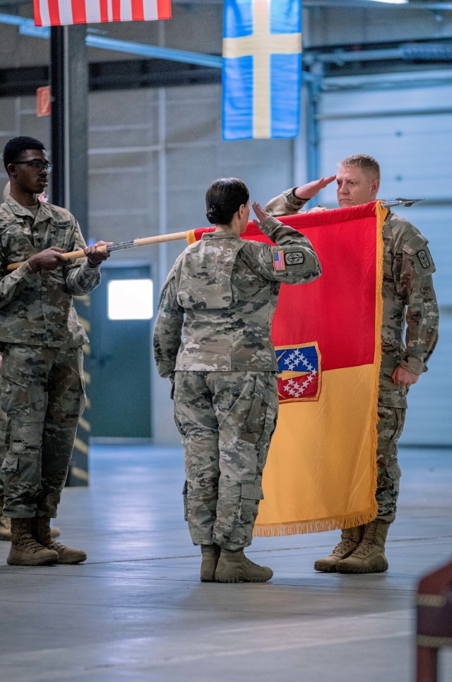 678th and 174th Air Defense Artillery Brigade Transfer of Authority Ceremony