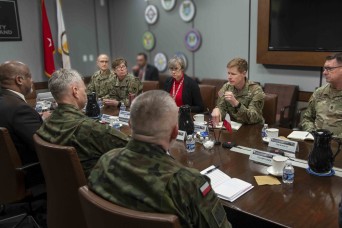 USASAC talks security assistance with Poland