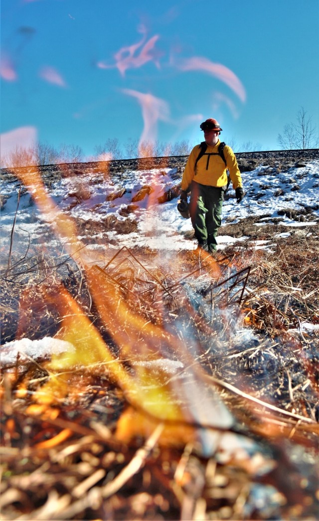 Fort McCoy holds 2023’s first prescribed burn at installation