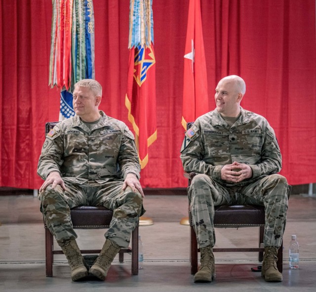 678th and 174th Air Defense Artillery Brigade Transfer of Authority Ceremony