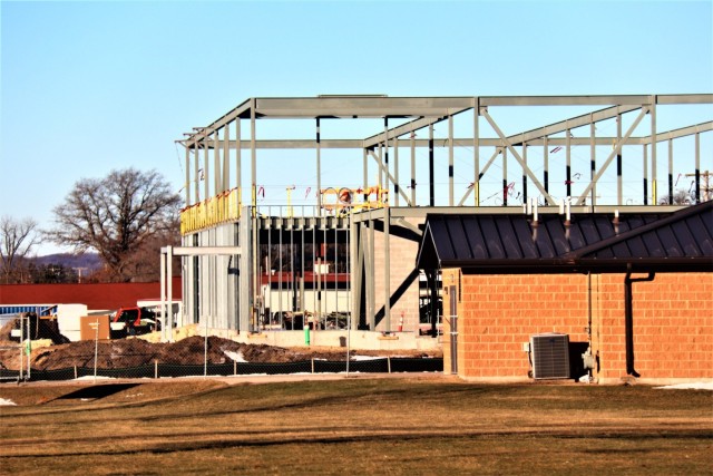February 2023 construction operations of $11.96 million transient training brigade headquarters at Fort McCoy