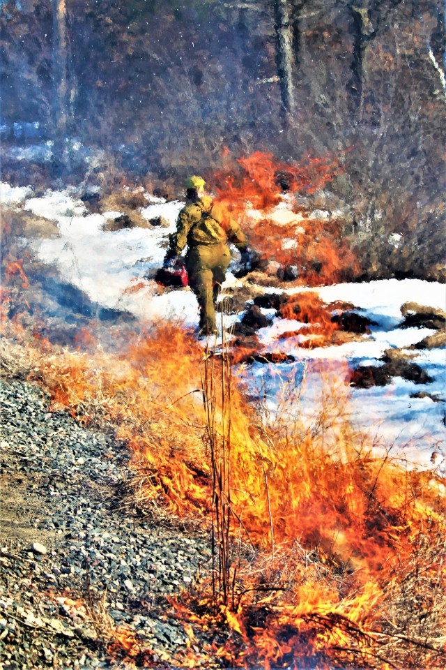 Fort McCoy holds 2023’s first prescribed burn at installation