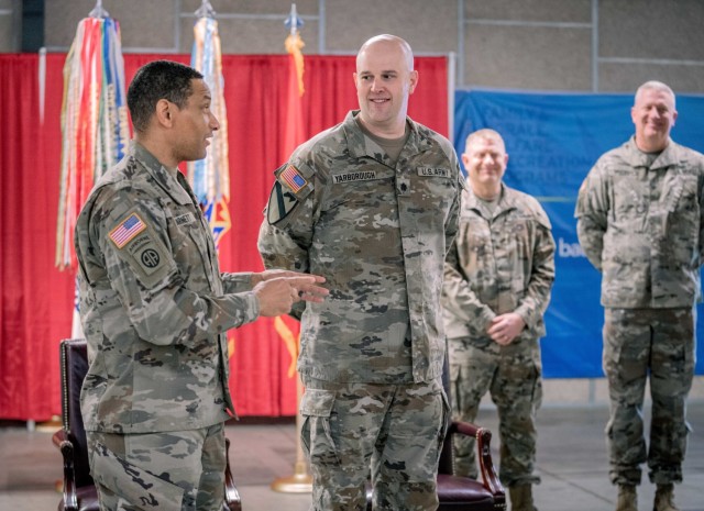 678th and 174th Air Defense Artillery Brigade Transfer of Authority Ceremony