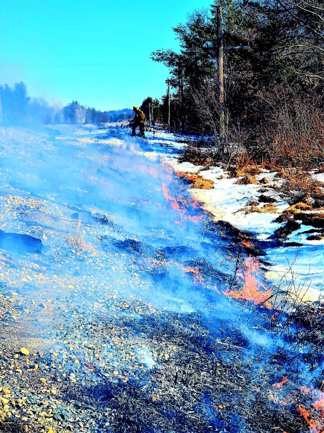 Fort McCoy holds 2023’s first prescribed burn at installation