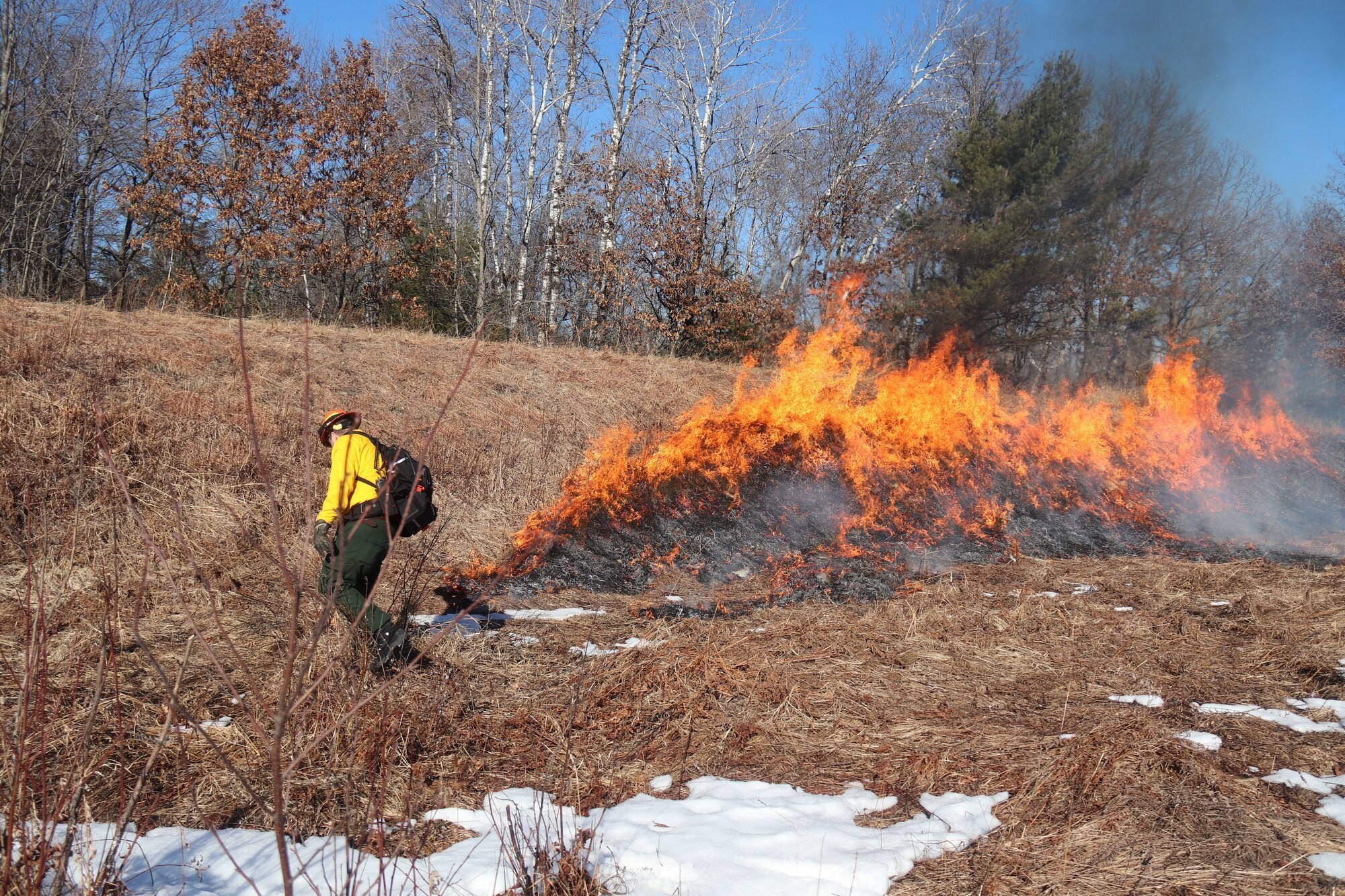 Photo Essay: Fort McCoy holds 2023’s first prescribed burn at ...