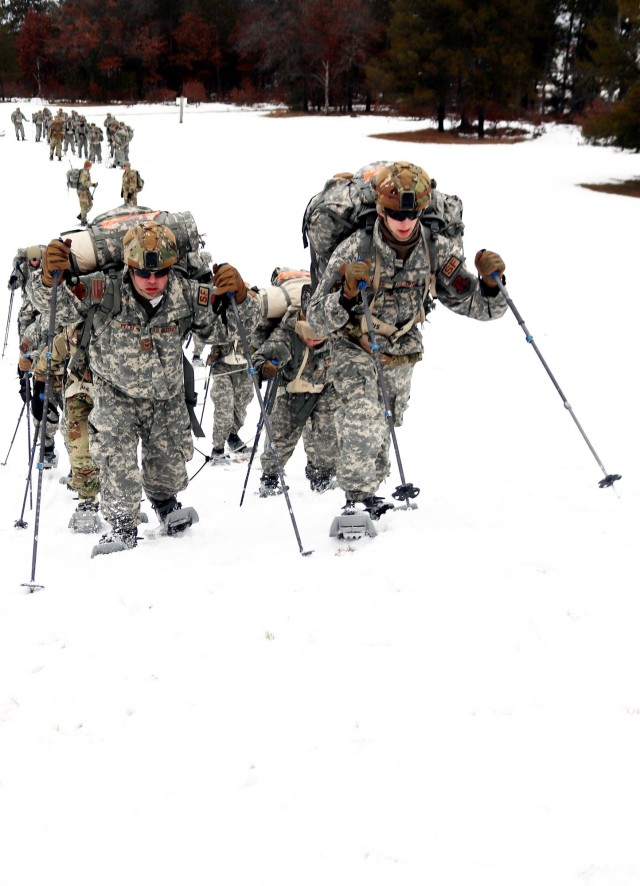 Airmen train in cold-weather operations, tactics, skills at Fort McCoy