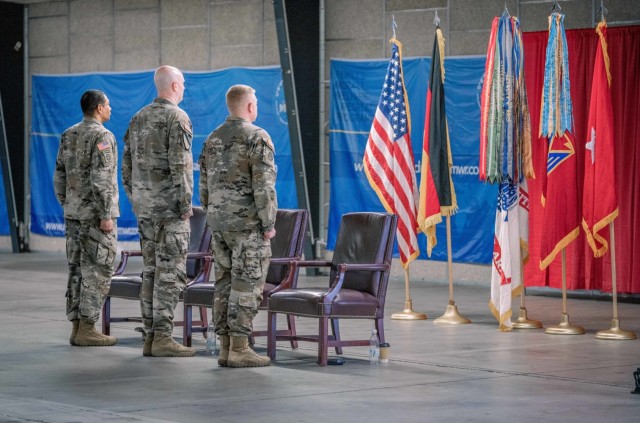 678th and 174th Air Defense Artillery Brigade Transfer of Authority Ceremony