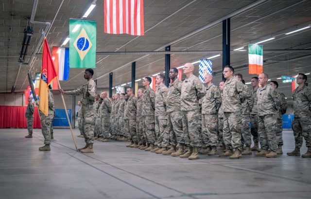 678th and 174th Air Defense Artillery Brigade Transfer of Authority Ceremony