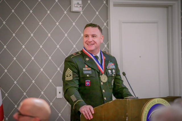 10th AAMDC HHB First Sergeant awarded U.S. Army 2022 Missile Defender ...