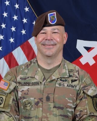 Command Sergeant Major Travis K. Thompson