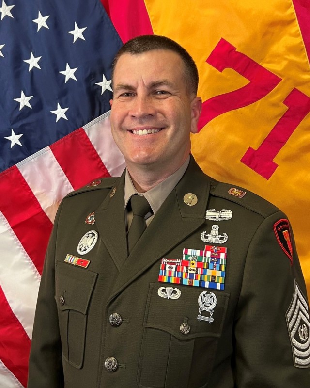 Command Sgt. Maj. David J. Silva 