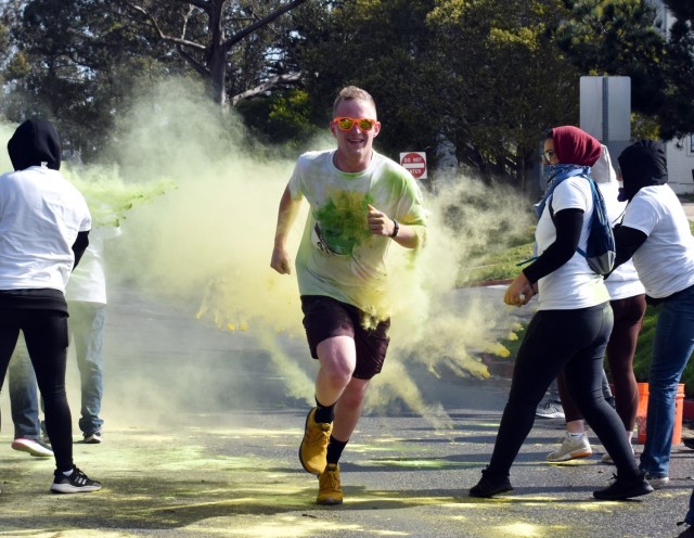 USAG PoM kicks off AER campaign with color run