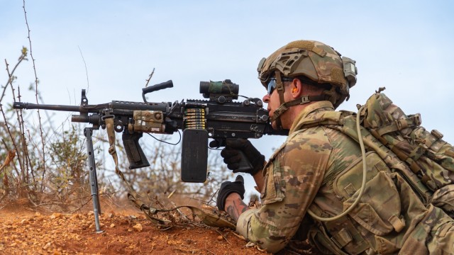 Chosen Company paratroopers execute live fire exercise at JA23