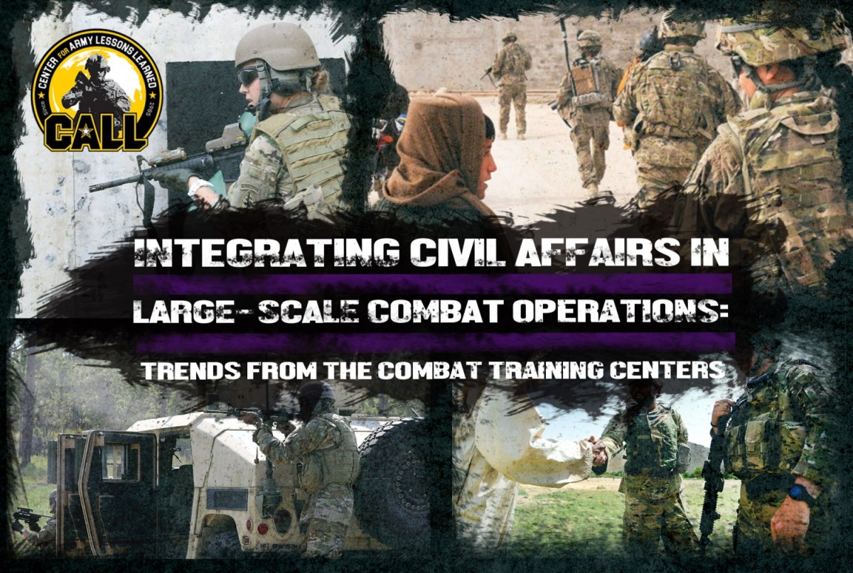 Integrating civil affairs in large scale combat operations trends from