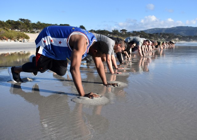 ‘Griffin Grit’ workout at beach caps 229th MI Bn. resiliency class