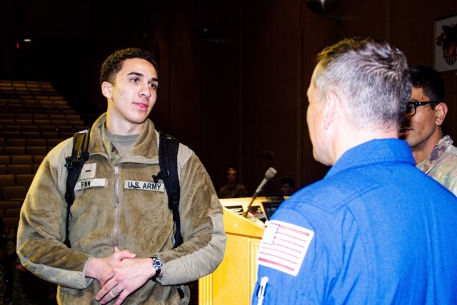 NASA Astronaut Bob Hines visits West Point, shares journey with Cadets